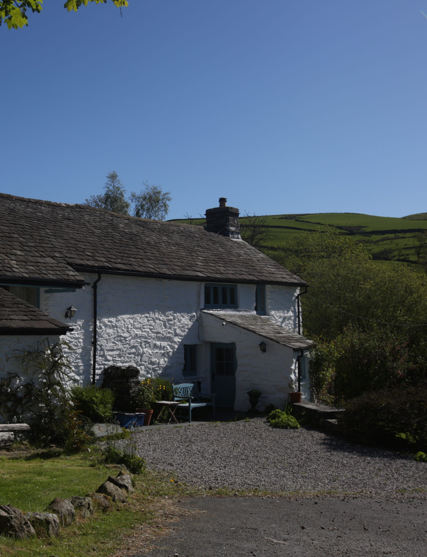 Cottage in evening light